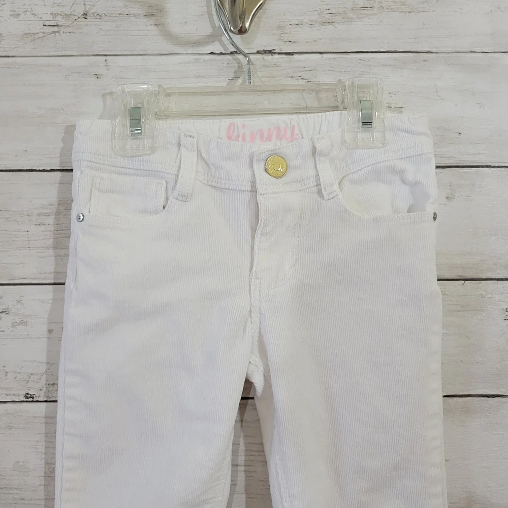Little Girls Gymboree‎ Cords Corduroy Jeans in White Size 5